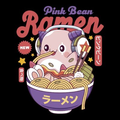 Pink Bean Ramen Kawaii