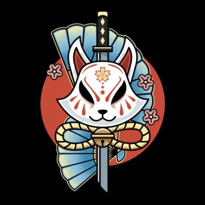 Kitsune Kawaii Tattoo