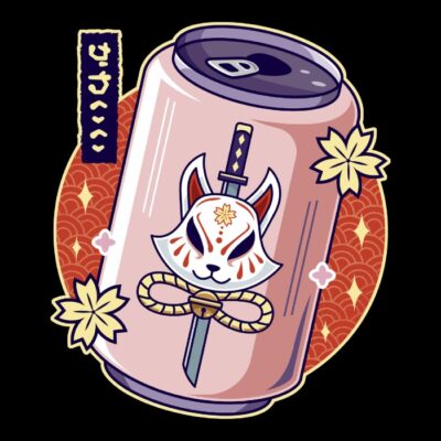 Kitsune Kawaii Aesthetic Soda