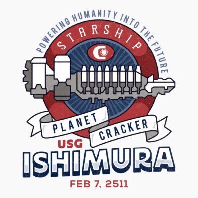 Spaceship Vintage Emblem