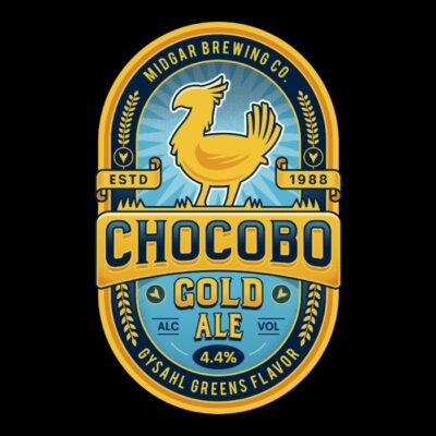 Big Yellow Bird Gold Beer Emblem