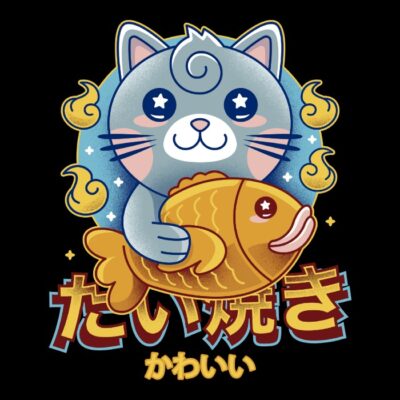 Cat and Taiyaki Kawaii