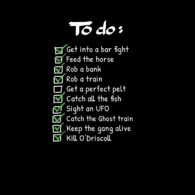 Cowboy's To-do List