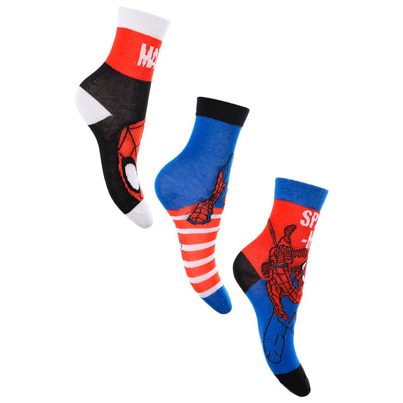 Pack 3 calcetines infantiles spiderman - imagen 3