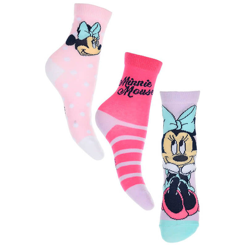 Pack 3 calcetines infantiles minnie mouse - imagen 5