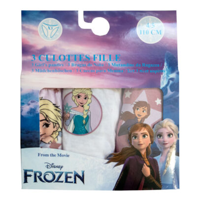 Pack de 3 Braguitas Niña Frozen Disney Frozen regalo original 1