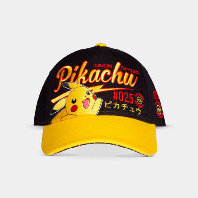 Gorra Ajustable Bordada Pikachu