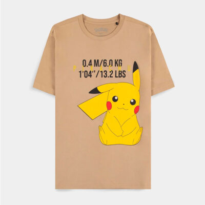 Camiseta Unisex Pikachu Frase Bordada
