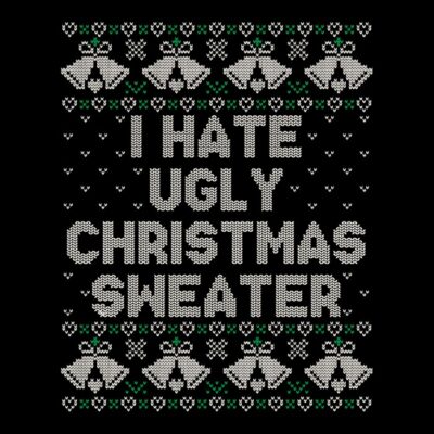i hate ugly christmas sweater rojo tiendas