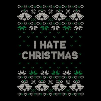 i hate chirstmas ugly sweater rojo tiendas