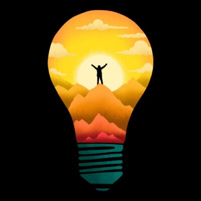 Eureka every idea is a peak to conquer