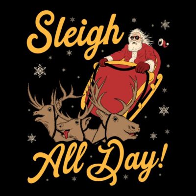 Rebel santa sleighs all day
