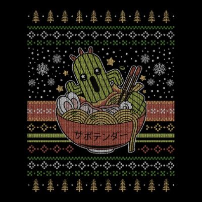 Cactus Ramen Ugly Sweater