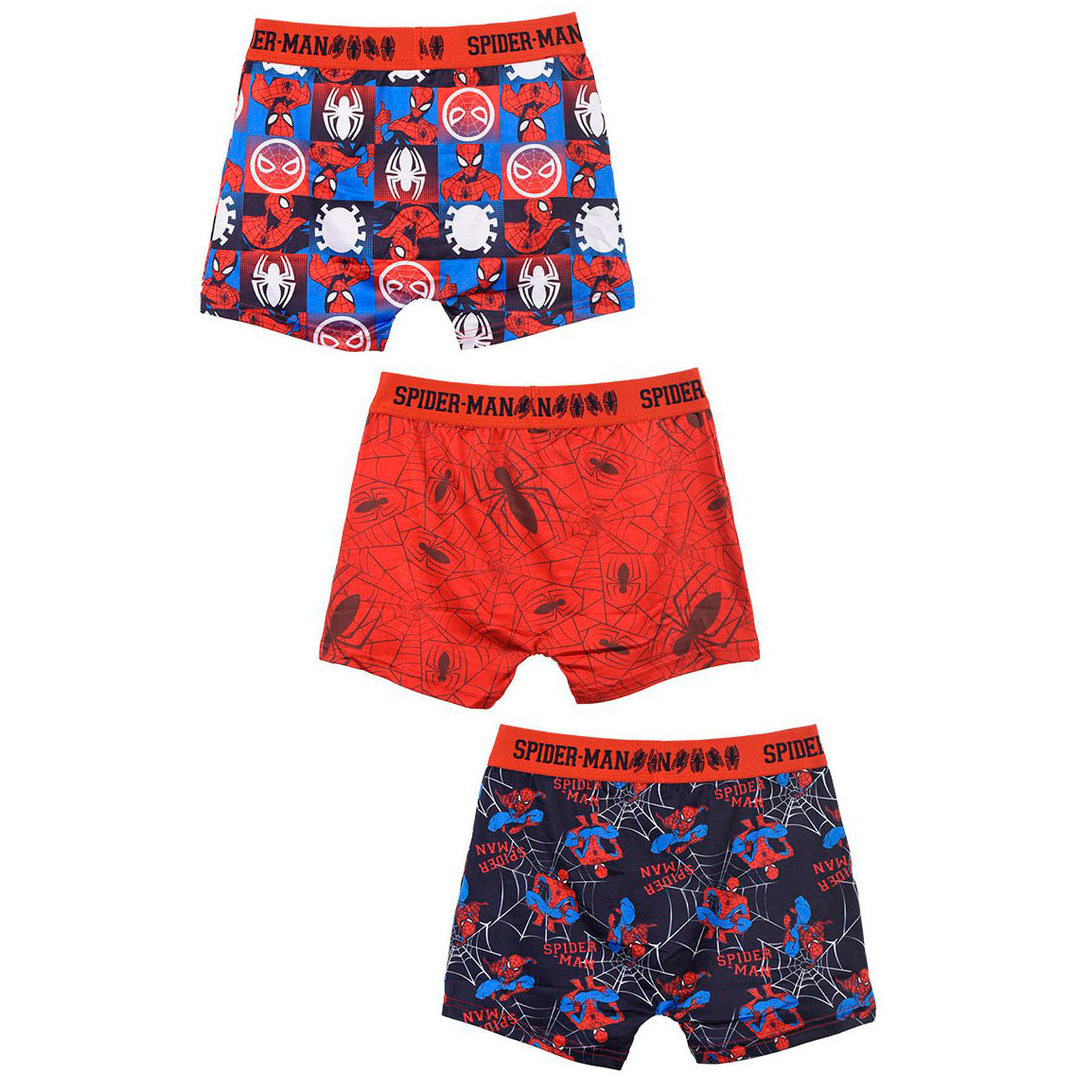 Pack de 3 boxers niño spiderman disney hombre araña regalo original 2