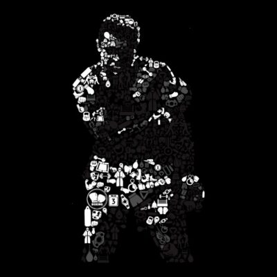 Muhammad Ali en caligrafía