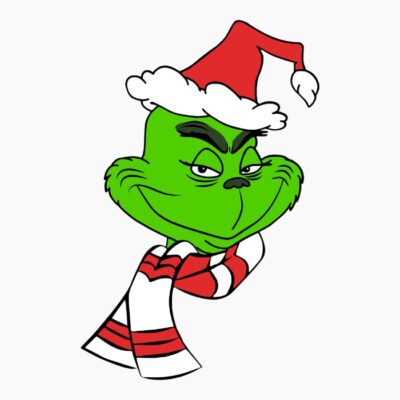 El Grinch de la Navidad - Gorro y Bufanda
