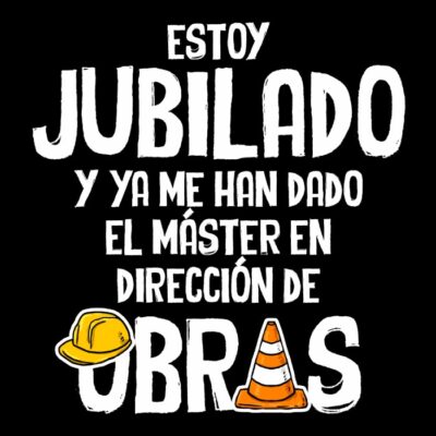 Jubilado máster en obras (oscuro)