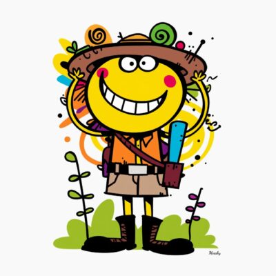 Emoji Explorador Divertido y Colorido