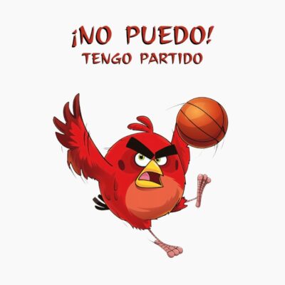 Red, Rojo Pájaro Cabreado jugando al baloncesto