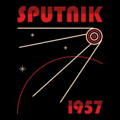Sputnik 1957 minimal design