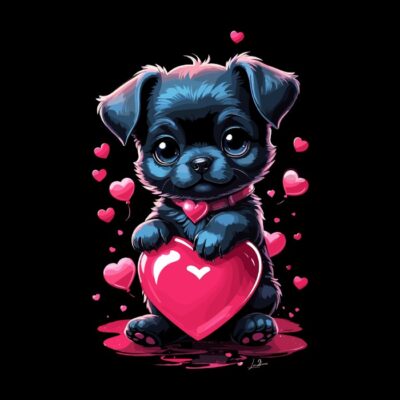 Cute Valentine's Day Dog