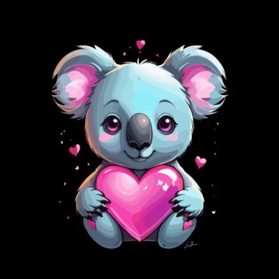 Cute Koala Heart
