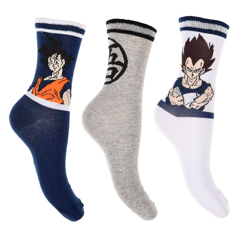 Pack 3 Calcetines Adulto Dragon Ball Bola De Dragón Bola De Dragón Z regalo original 2