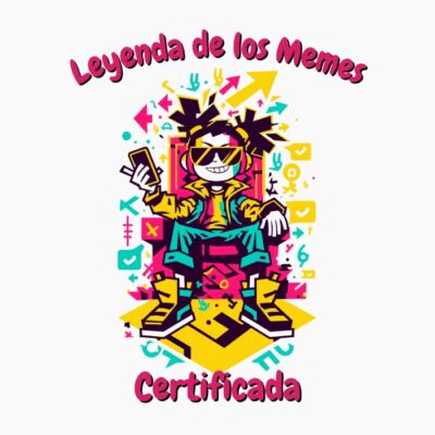 Diseño urbano divertido con humor estilo basquiat, graffiti, leyenda memes