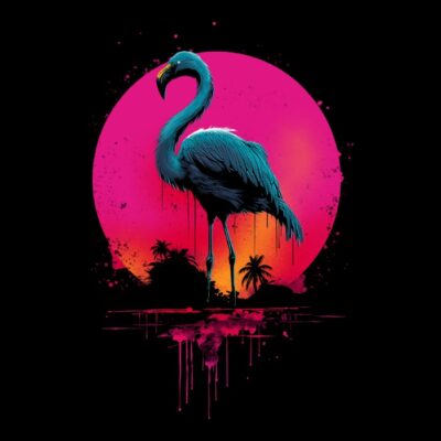 Neon Flamingo