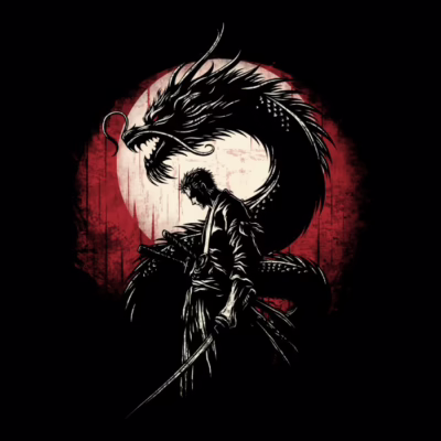 Dragon samurai pirate