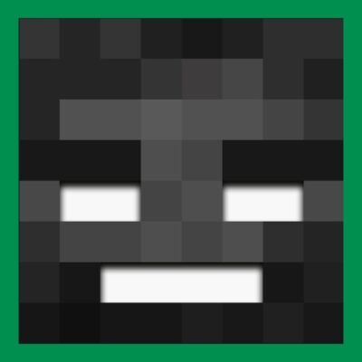 Cara de Wither - Minecraft
