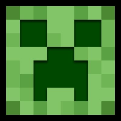 Cara de Creeper - Minecraft