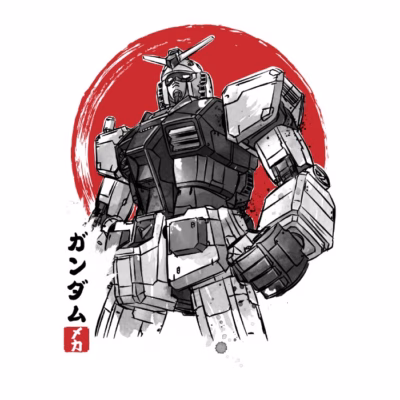 Gundam sumi-e