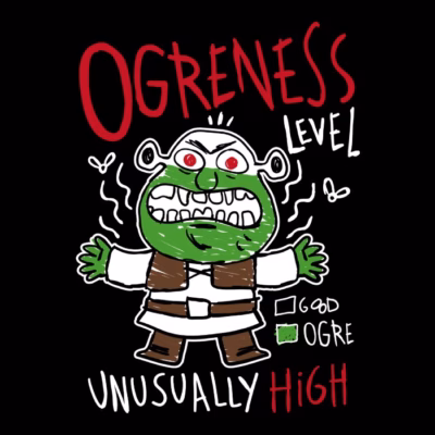 Ogreness level-overblack