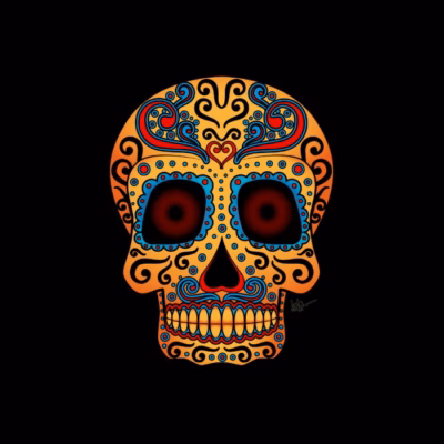 Mexican Skull Tribal