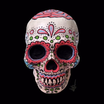 Calavera Mexicana Real