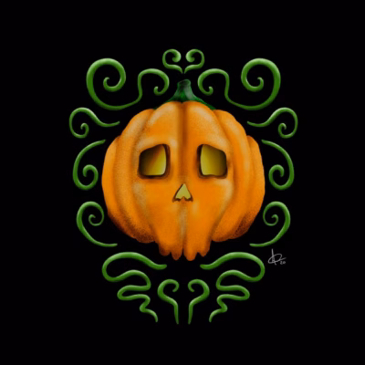Pumpkin Skull