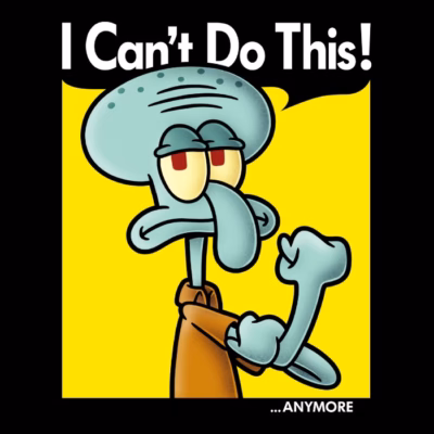 I Can't Do This Anymore