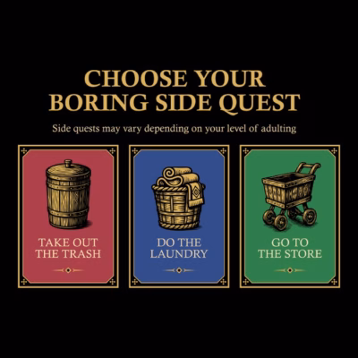 Choose your boring side quest