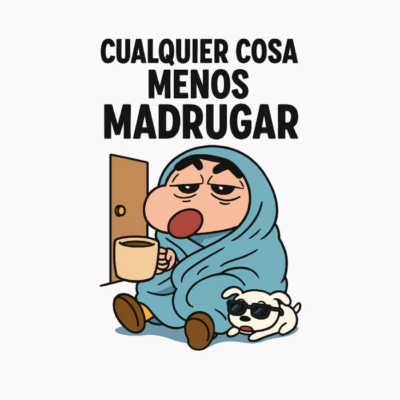 Niño asiático con nevado en el café matutino