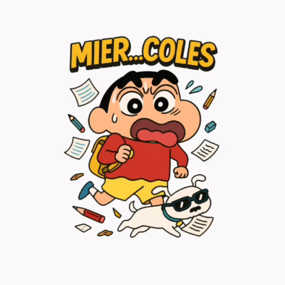 Niño asiático con nevado con mucho lio