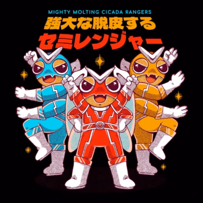 MIGHTY MOLTING CICADA RANGERS