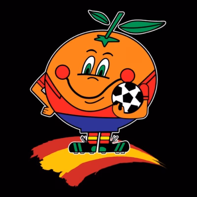 Naranjito con bandera
