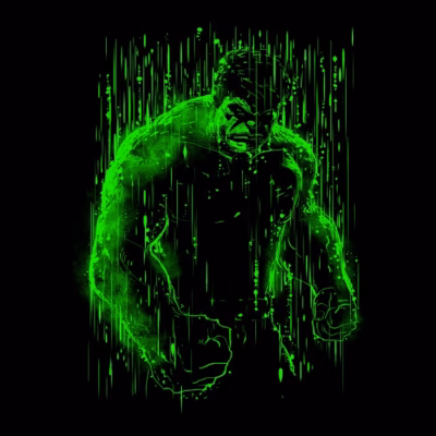 the big guy under the rain