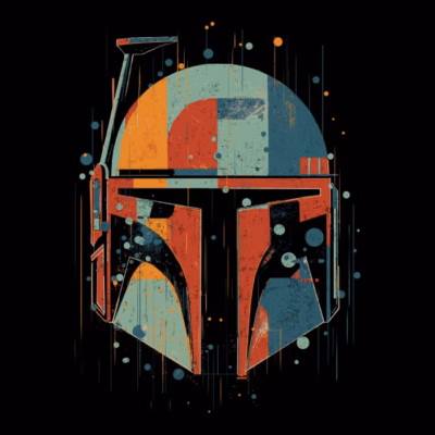 Mid century bounty hunter helmet