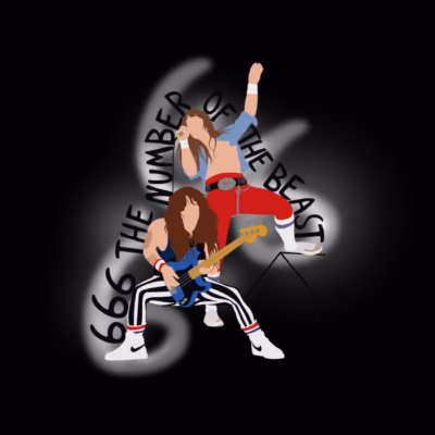 The number of the beast - para camisetas negras