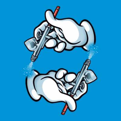 Escher Cartoon Hands