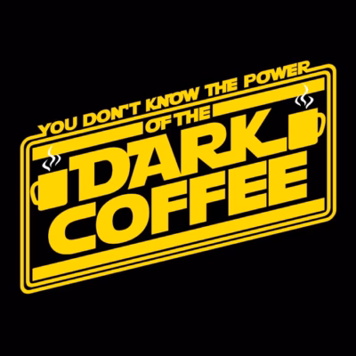 The power of dark coffee