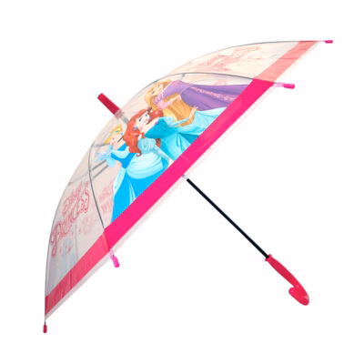 Alternative view of Paraguas Niña Princesas Disney Transparente 43,5 Cm