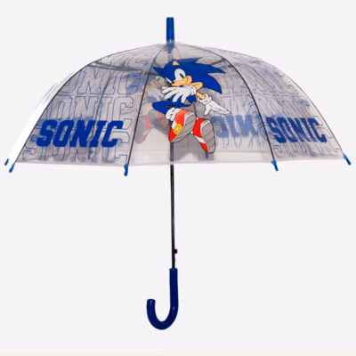 Alternative view of Paraguas Niño Sonic Transparente